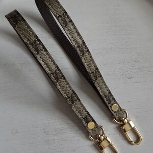 Gucci Monogram Wristlet Keychain Strap (Up-cycled)